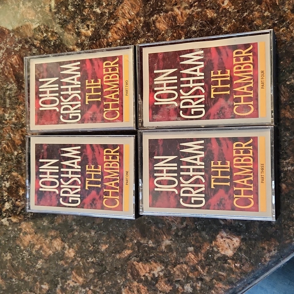 John Grisham The Chamber 4 parts cassette tapes